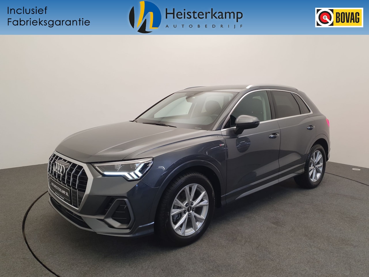 Audi Q3 - 35 TFSI 150pk S-Tronic S-Line Camera, Leder/alcantara, Cruise control - AutoWereld.nl