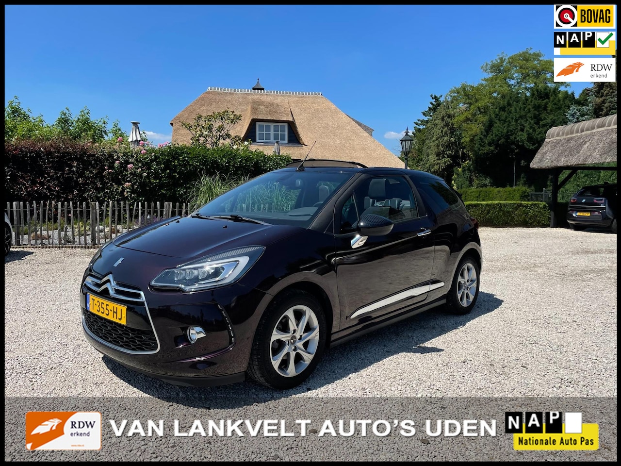 Citroën DS3 Cabrio - 1.2 PureTech So Chic Clima, 31000km! - AutoWereld.nl