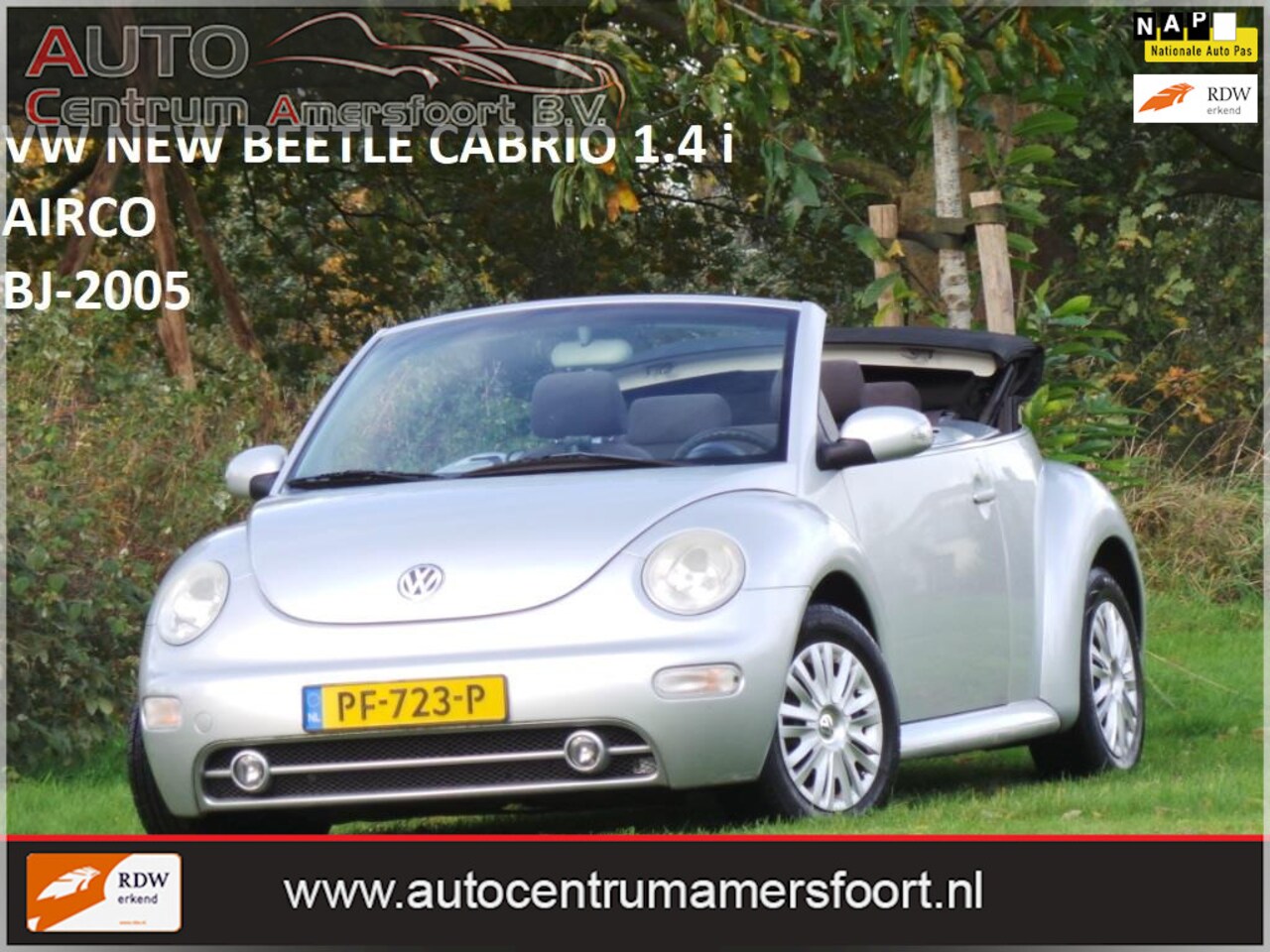 Volkswagen New Beetle Cabriolet - 1.4 Turijn 1.4 Turijn ( AIRCO + INRUIL MOGELIJK ) - AutoWereld.nl