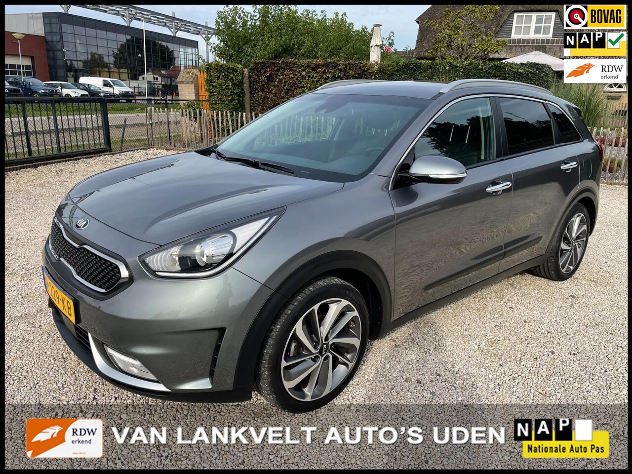 Kia Niro 1.6 GDi Hybrid ExecutiveLine Leder Trekhaak, navi 2017 Hybride Occasion te koop op