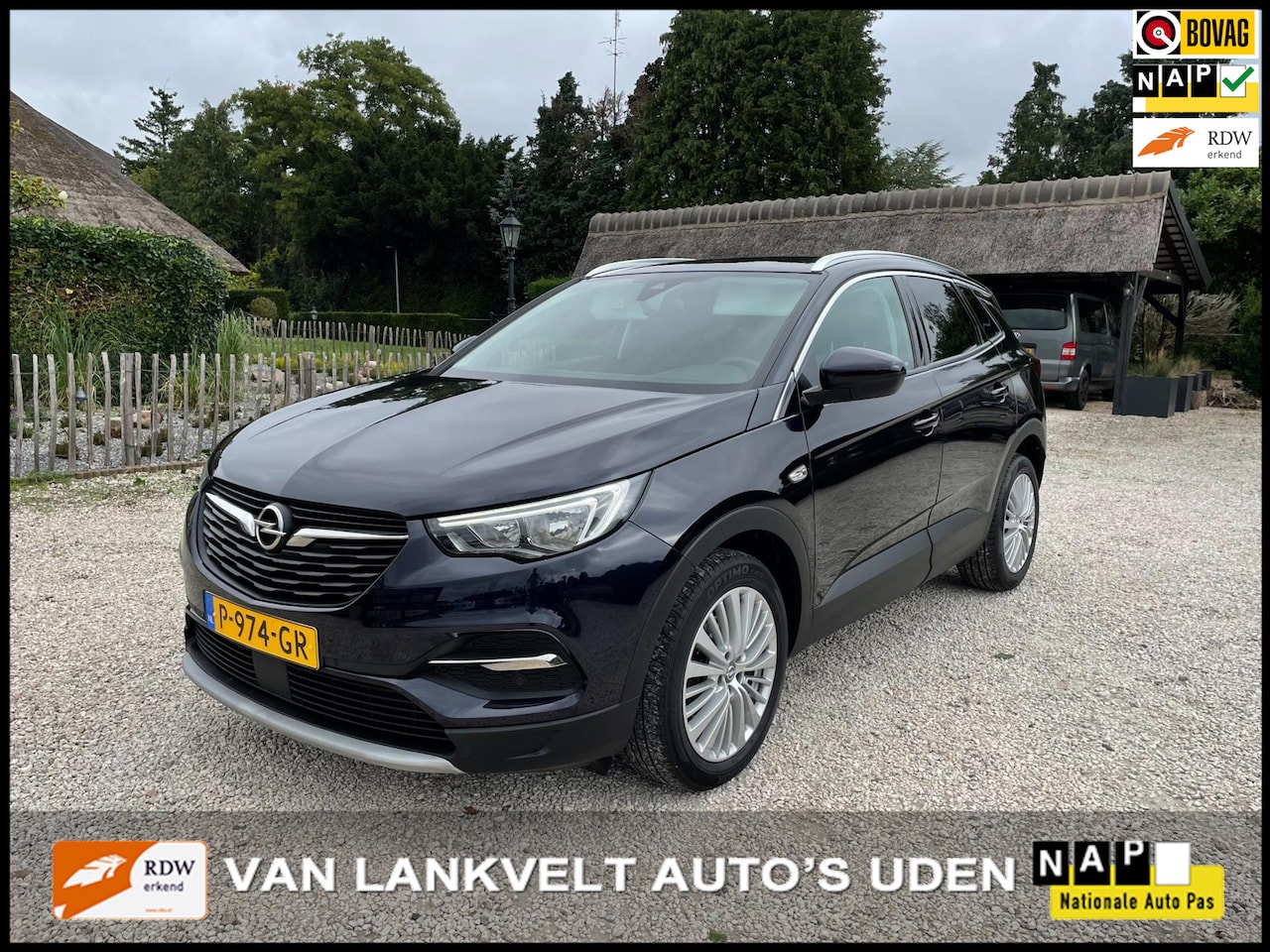 Opel Grandland X - 1.2 Turbo Innovation Automaat, 18 inch, Navi, rijweg herk. - AutoWereld.nl