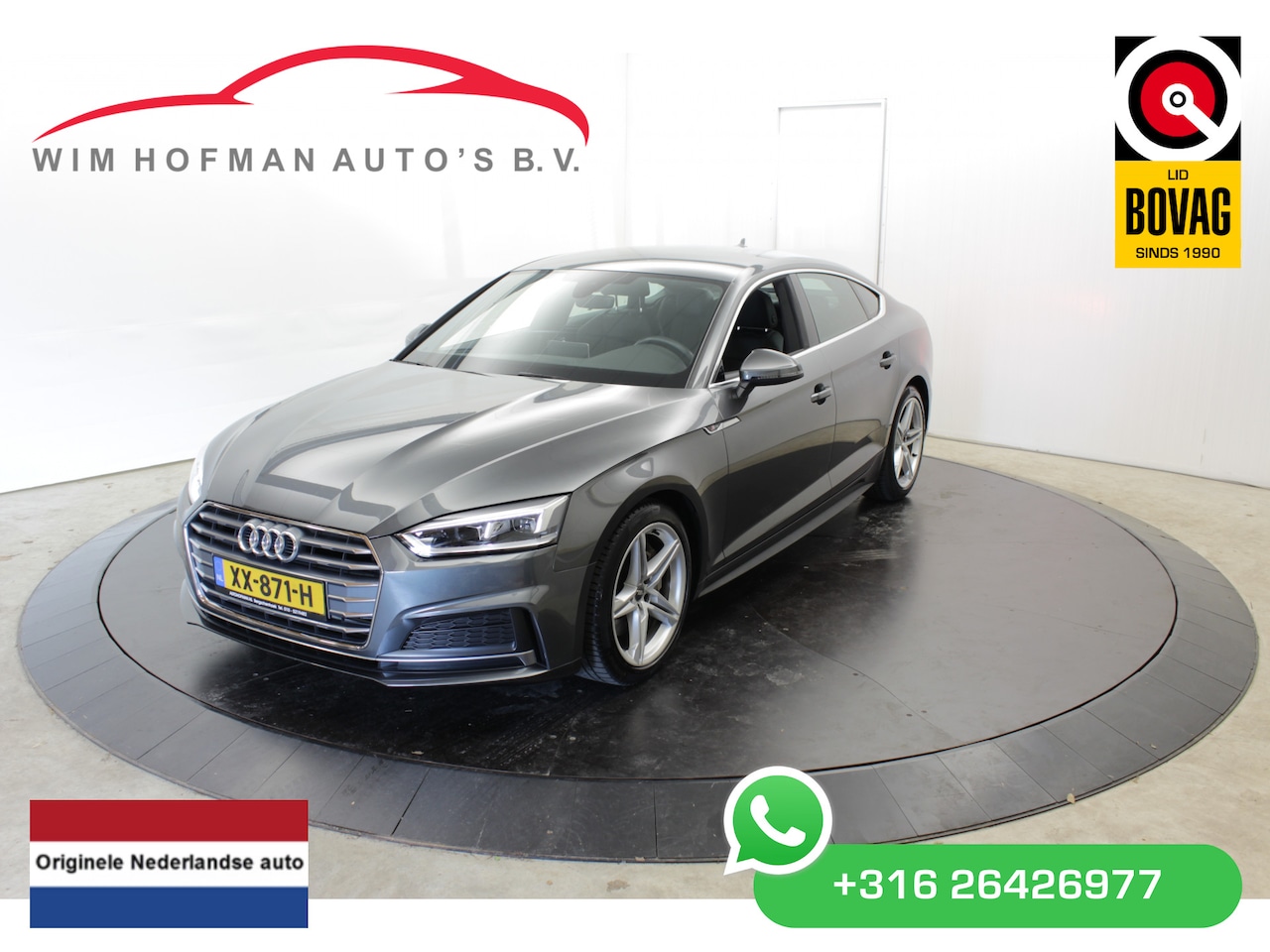 Audi A5 Sportback - 45 TFSI Sport 2xS-line 252PK Virtual MHEV Hybride Alarm Leer Stoelverw LED - AutoWereld.nl