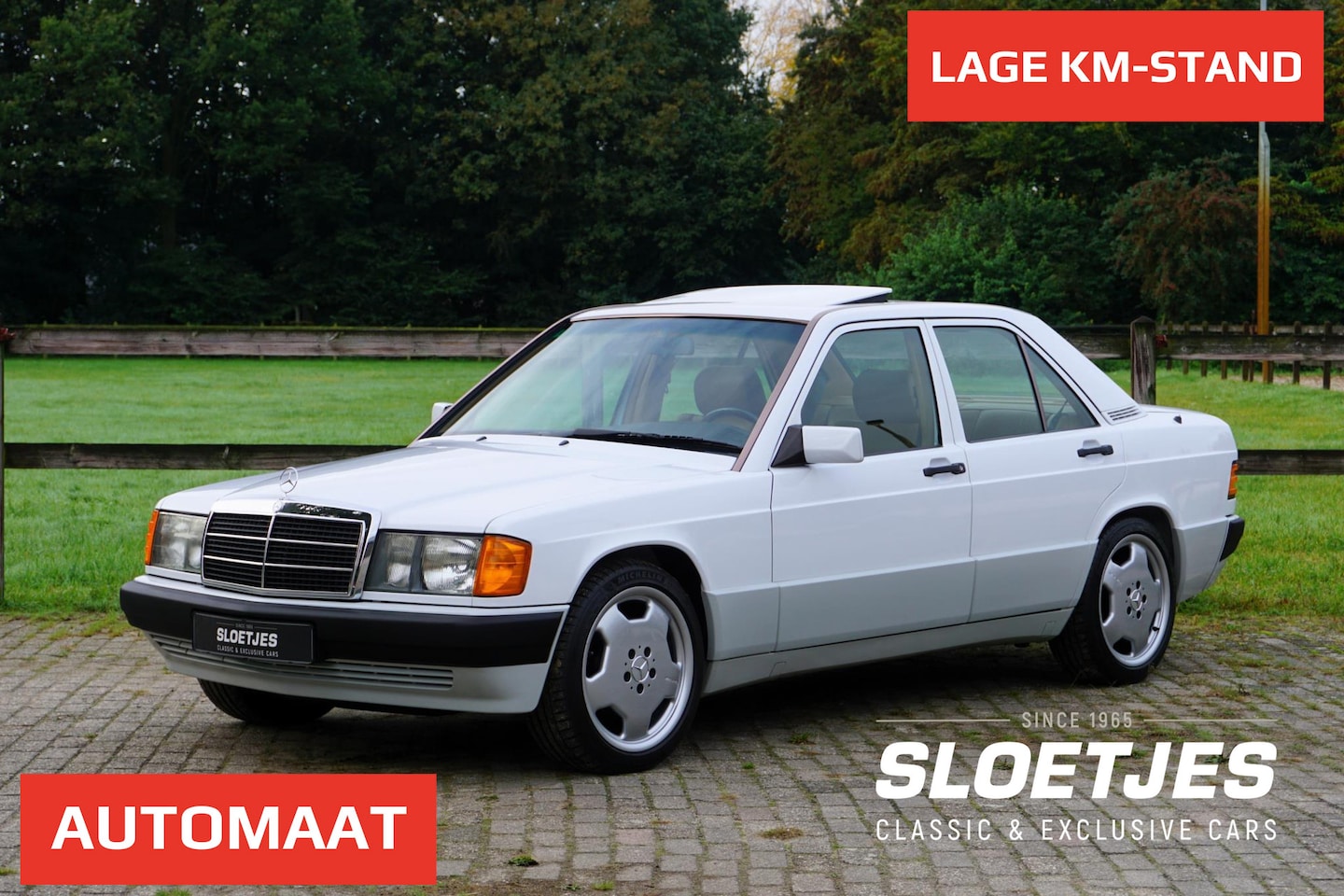 Mercedes-Benz 190-serie - 2.6 E 36.596 km |Nieuwstaat |2.6L 6-cilinder | Electrische schuif / kanteldak |Lederen bek - AutoWereld.nl