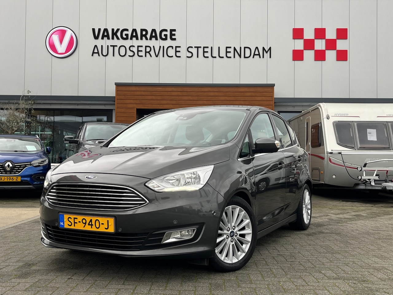 Ford C-Max - 1.0 Titanium|1e eigenaar|Dealer ond|Camera|Elektr achterklep|Navi|PDC v+a|Carplay - AutoWereld.nl