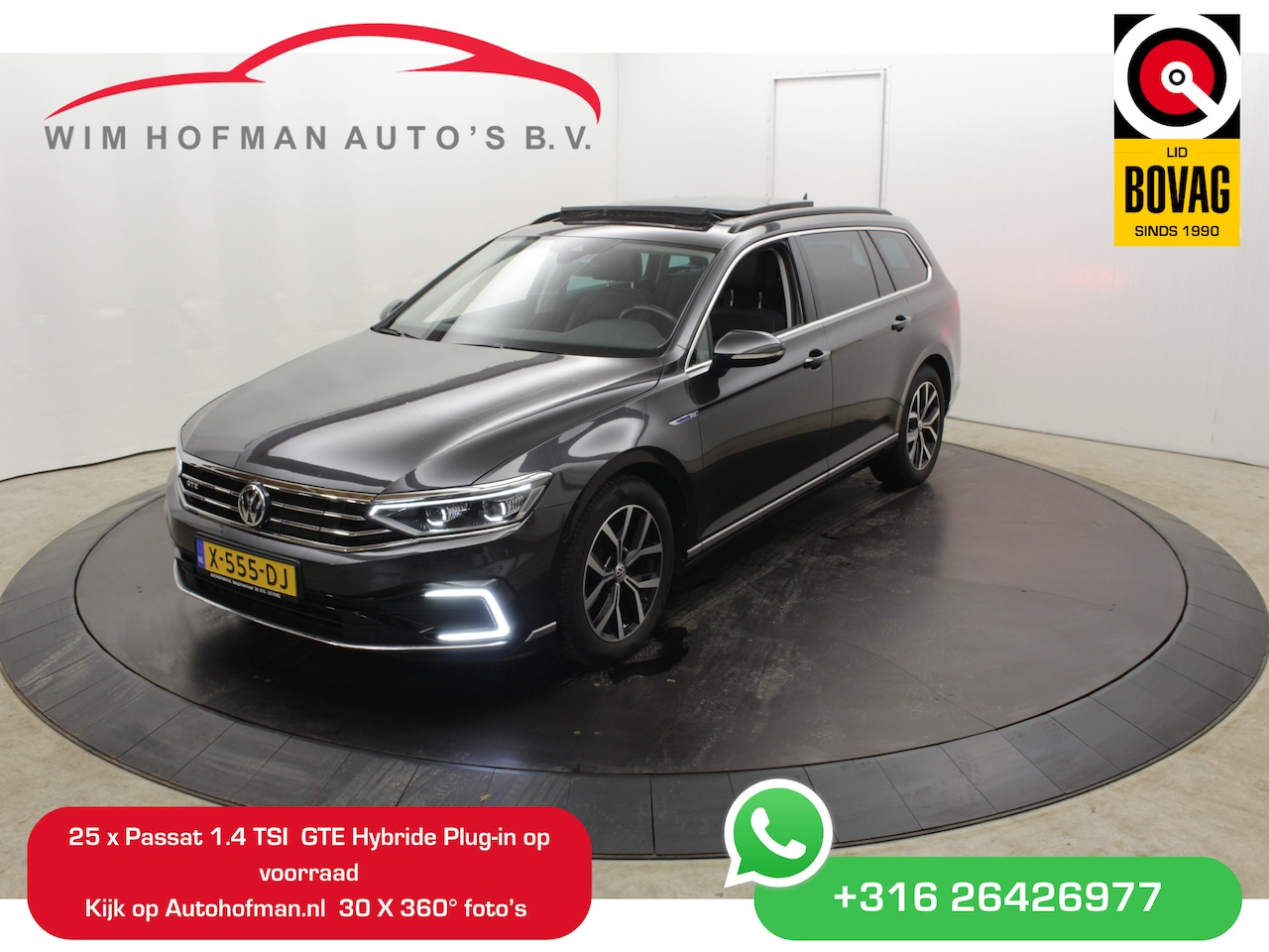 Volkswagen Passat Variant - GTE Virtual Discover pro Navi Pano Vol Leder 360ºCamera - AutoWereld.nl