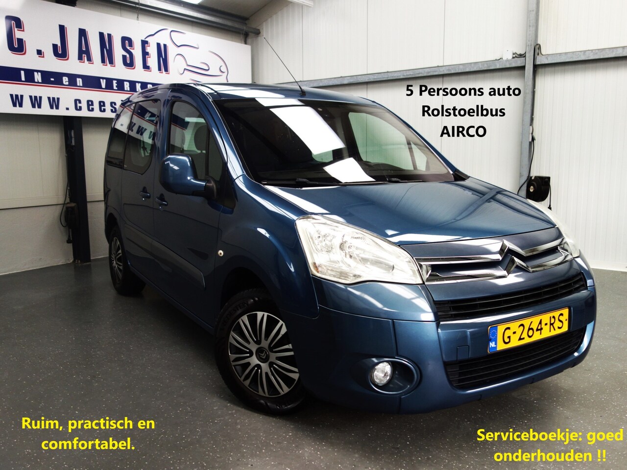 Citroën Berlingo - 1.6 HDIF Multispace ROLSTOELBUS !!! - AutoWereld.nl