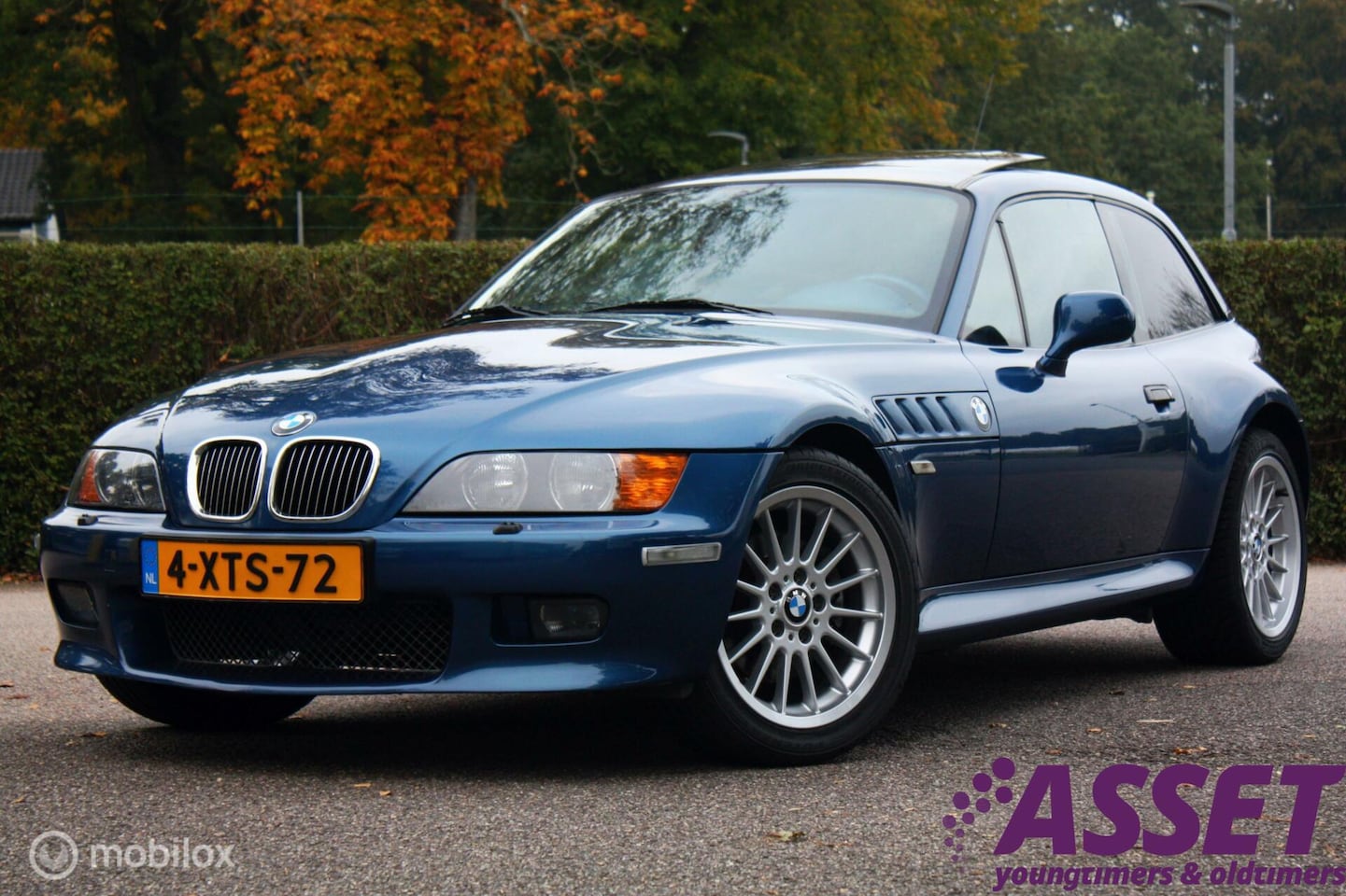 BMW Z3 Coupé - 3.0i aut Topasblau | sportstoelen | glazen dak - AutoWereld.nl