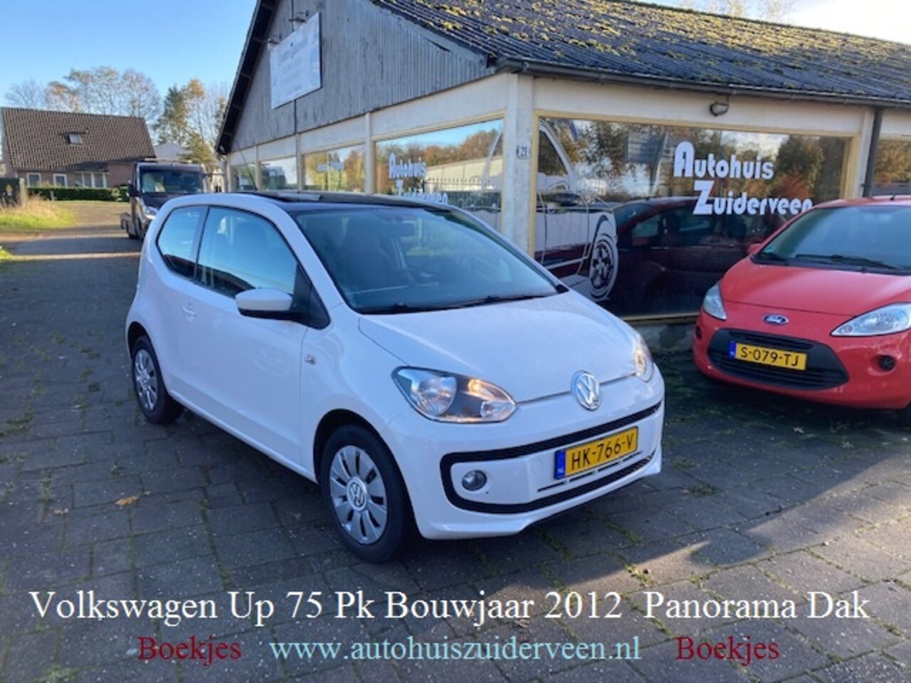 Volkswagen Up! - 1.0 55KW/75PK 3-DRS Pano-Dak Boekjes - AutoWereld.nl