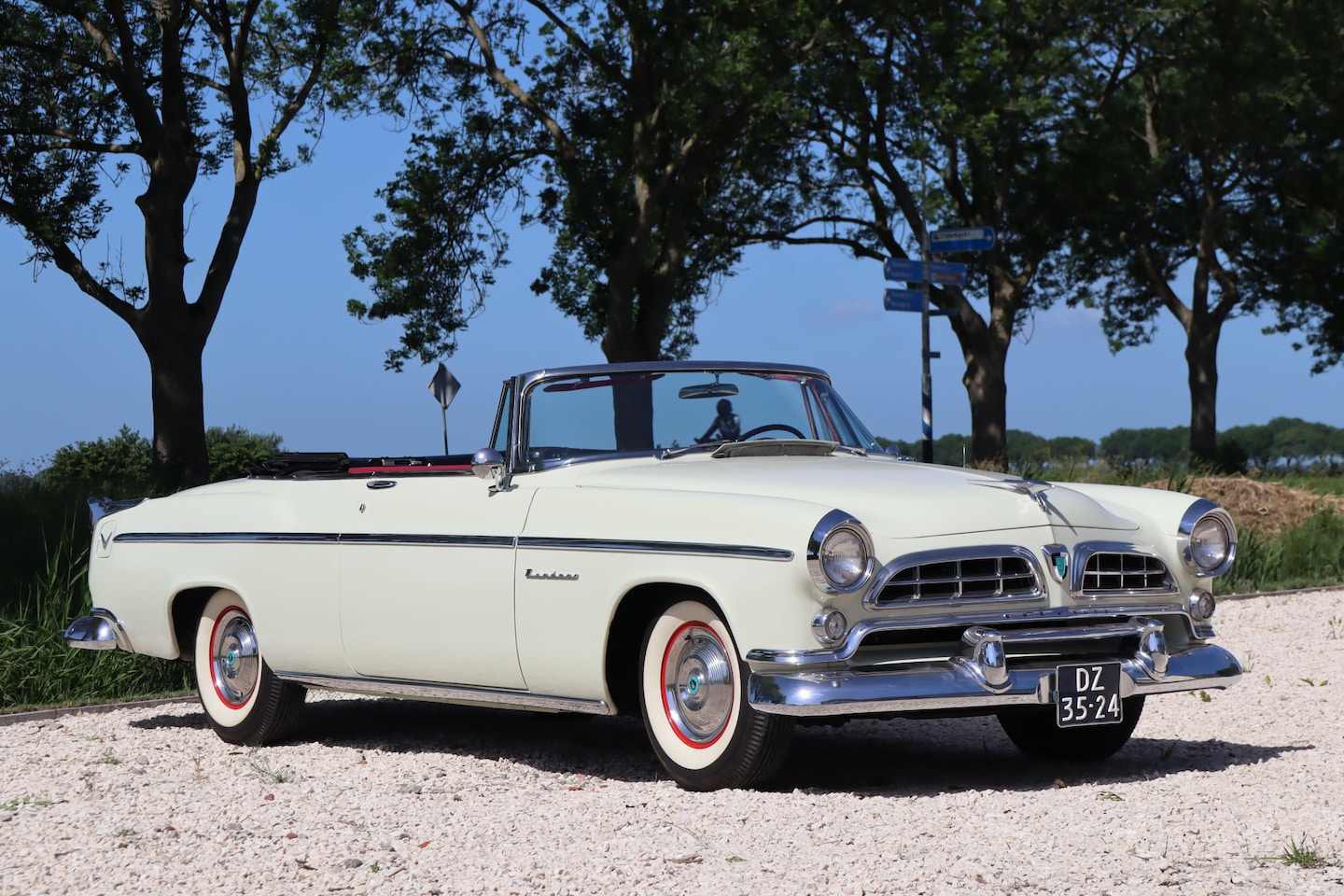 Chrysler Windsor - DE LUXE CABRIOLET 1955 1395 stuks geproduceerd ! (occasion) - AutoWereld.nl