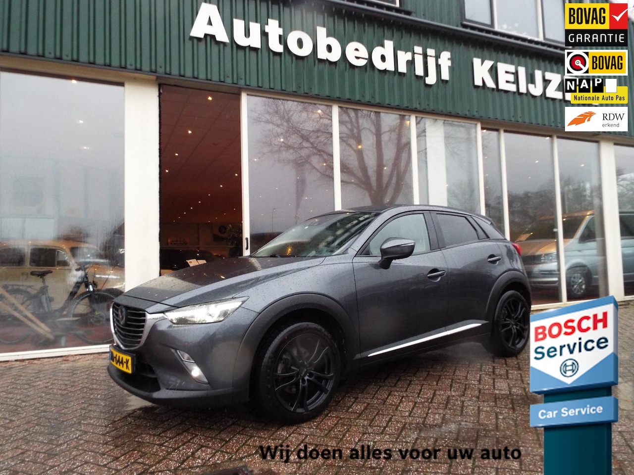 Mazda CX-3 - 2.0 SkyActiv-G 120 GT-M LEER-CAMERA-NAVI-12MND BOVAG - AutoWereld.nl