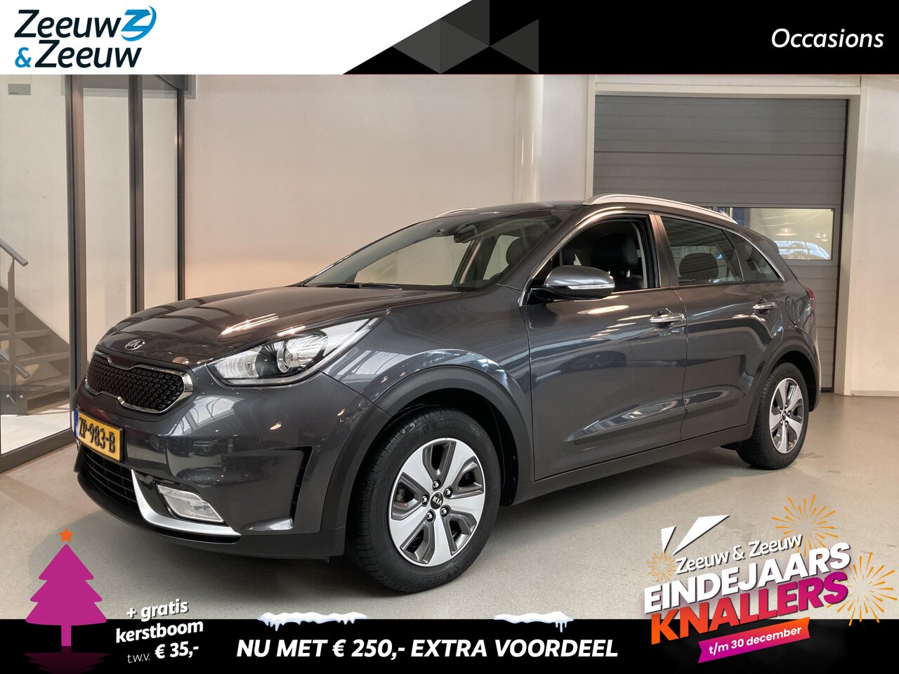Kia Niro 1.6 GDi Hybrid DynamicLine Navi Trekhaak 7Polig Apple