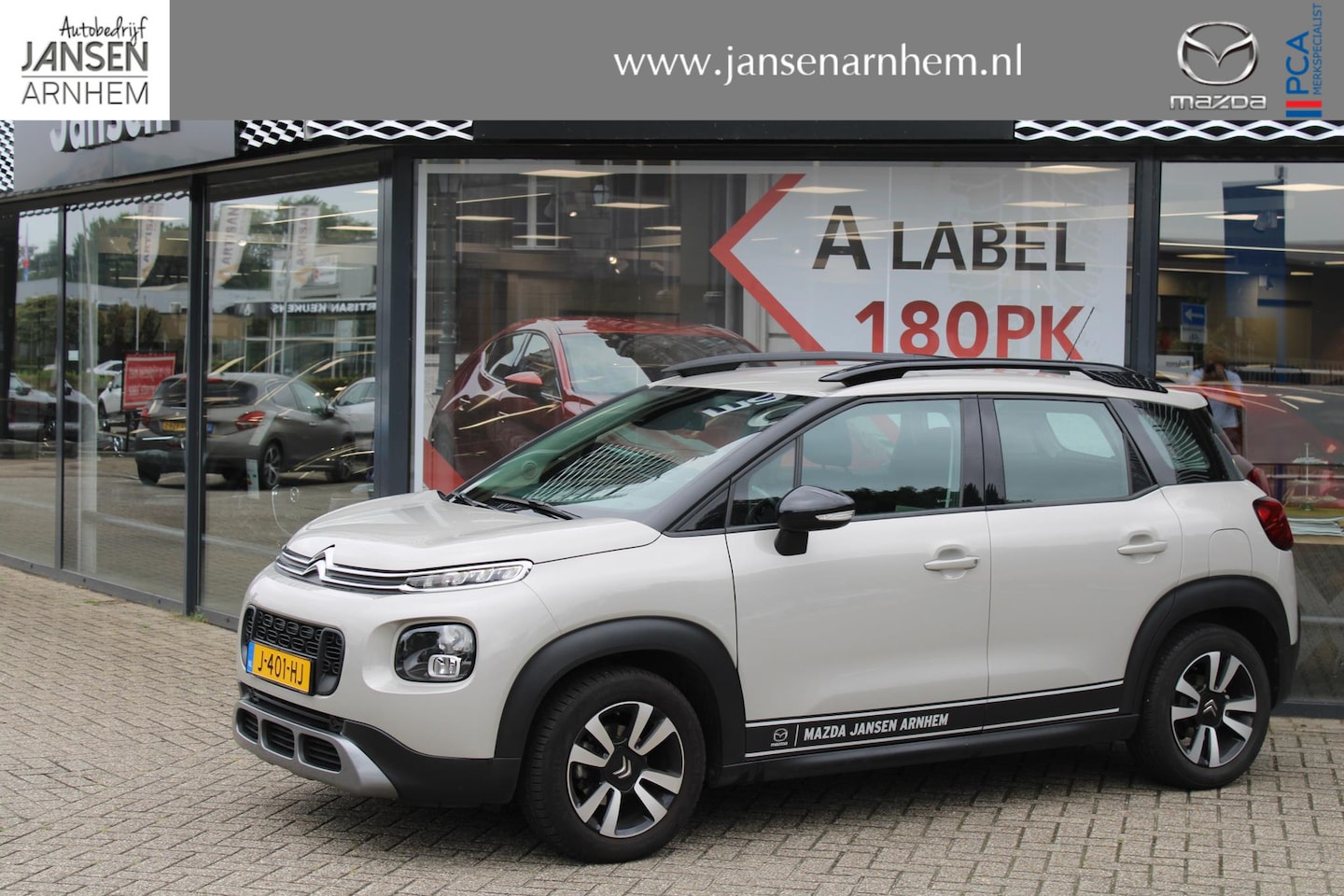 Citroën C3 Aircross - 1.2 PureTech Feel 1.2 PureTech Feel 82PK , Airco, PDC, Cruise, LMV 16 Inch, Bluetooth, LED, Dakrails Zwart - AutoWereld.nl