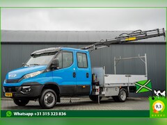 Iveco Daily - 50C18 | Automaat | Open laadbak met kraan | Hi-matic | ECC | Cruise | 3500 KG Trekgewicht