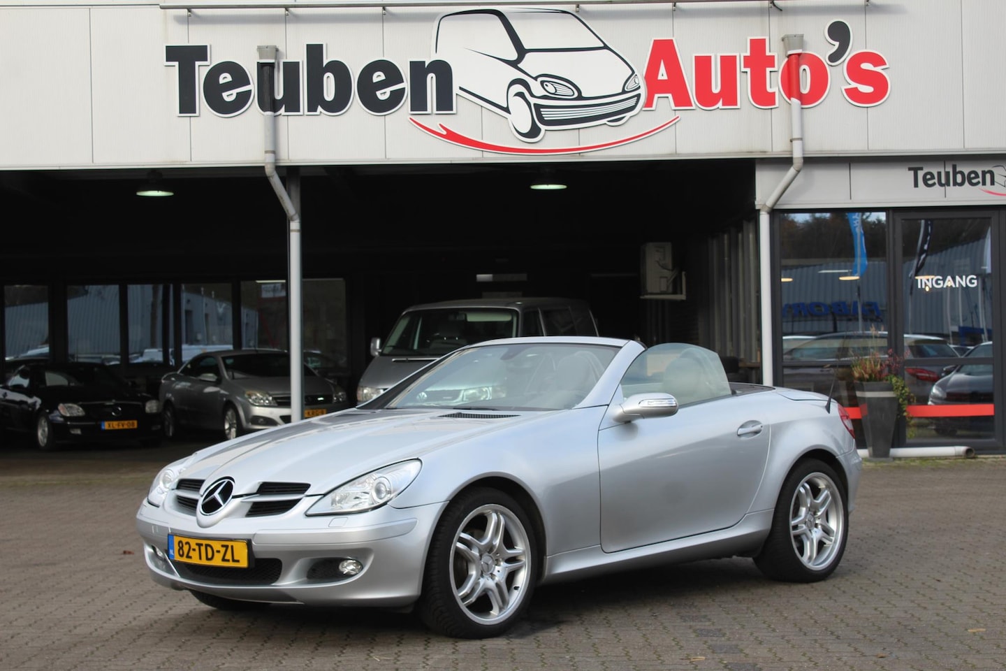 Mercedes-Benz SLK-klasse - 200 K. Airco, Climate control, Cruise control, Elektrisch cabrio dak, Stoelverwarming - AutoWereld.nl