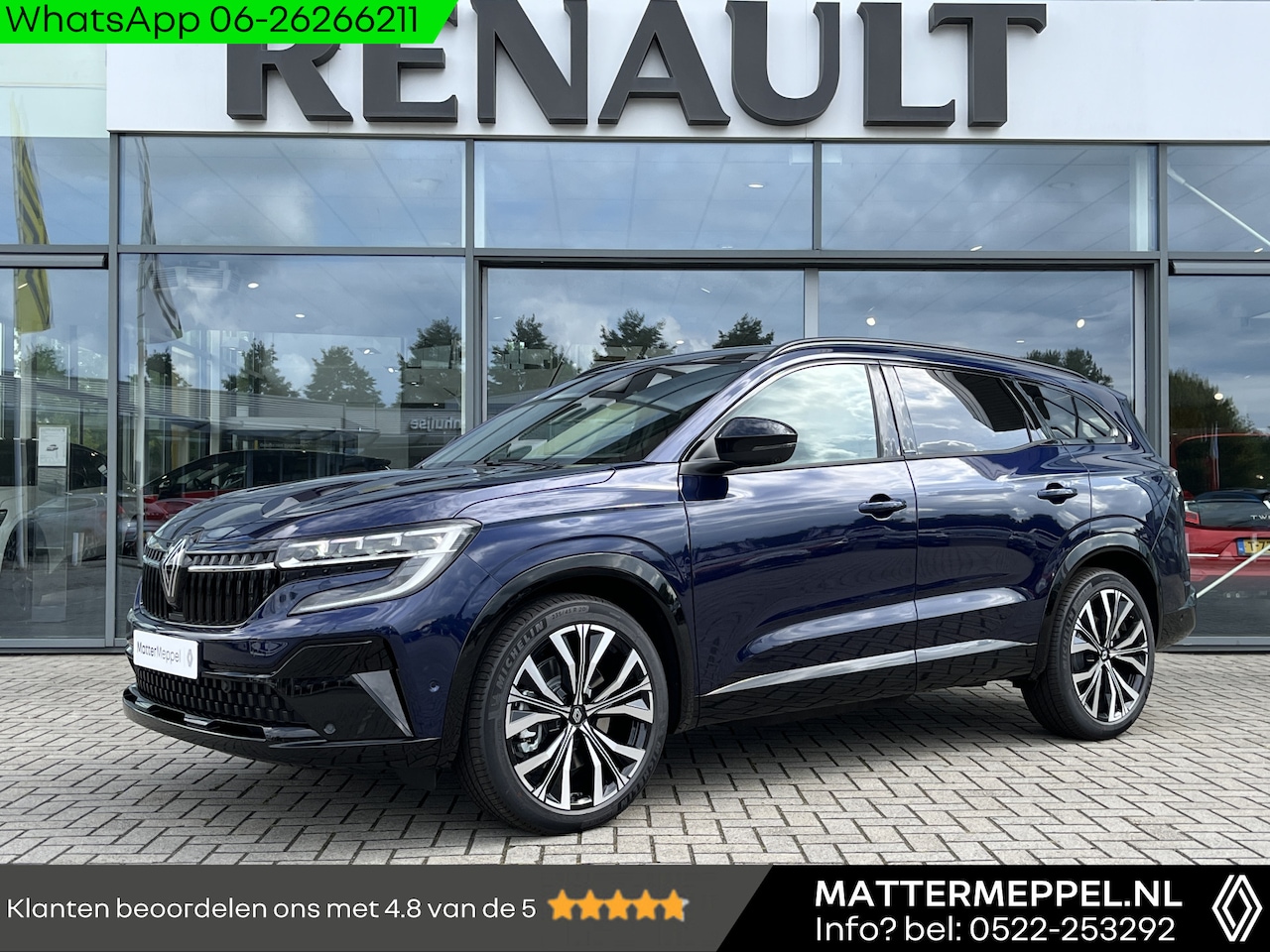 Renault Espace - E-Tech Hybrid 200 Automaat iconic 7p. | Harman Kardon | 4Control | Panoramadak - AutoWereld.nl