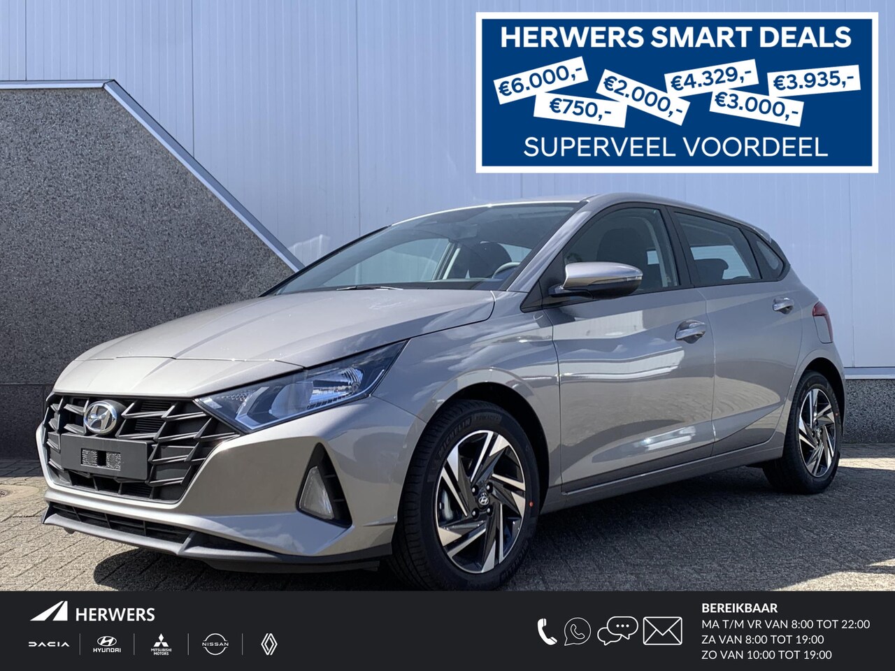 Hyundai i20 - 1.2 MPI Comfort Smart € 2000,- HSD Premie / Apple Carplay & Android Auto / Camera / Cruise - AutoWereld.nl