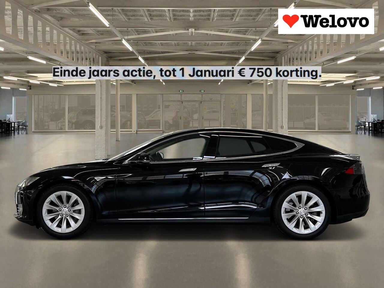 Tesla Model S - 60 Base Garantie, leder interieur, camera, navigatie.... - AutoWereld.nl