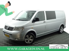 Volkswagen Transporter - 2.5 TDI L2 Highline- Dubbele Cabine / 5 Pers / Clima / Elek Pakket / Unieke Staat