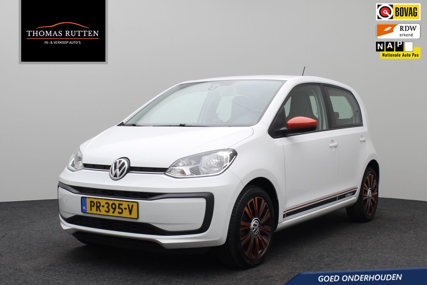 Volkswagen Up! - 1.0 BMT move up! 2017 | Goed Onderhouden | Airco | Cruise Control | DAB+ | Achteruitrij Ca - AutoWereld.nl