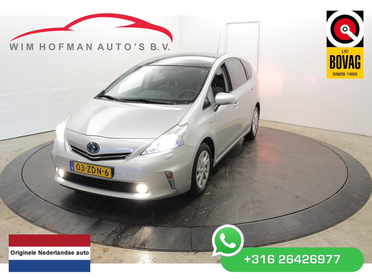 Toyota Prius Wagon - 1.8 96g 7Pers Panodak Afn.trekh PDC V+A Xenon JBL Parkassist - AutoWereld.nl