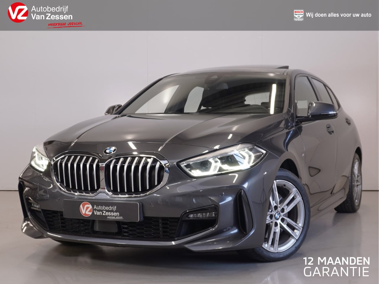 BMW 1-serie - 118i High Executive Automaat | M-Sport | Panoramadak | Afneembare Trekhaak | M-Sport leder - AutoWereld.nl