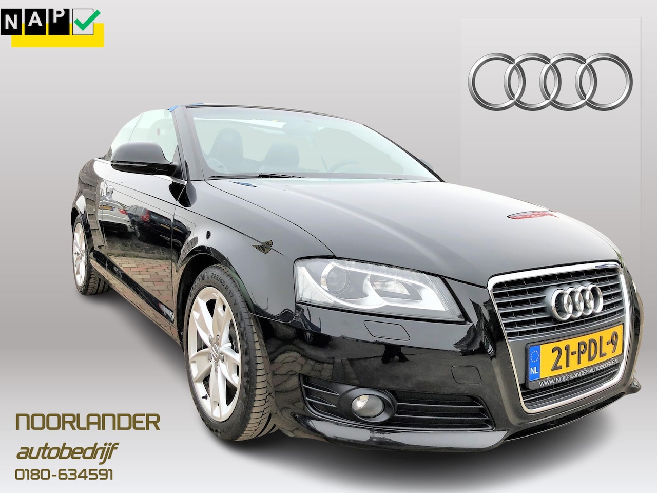 Audi A3 Cabriolet - 1.8 TFSI Ambition 1.8 TFSI Ambition - AutoWereld.nl