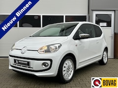 Volkswagen Up! - 1.0 high up White Up Leder | Cruise | Parkeersensor