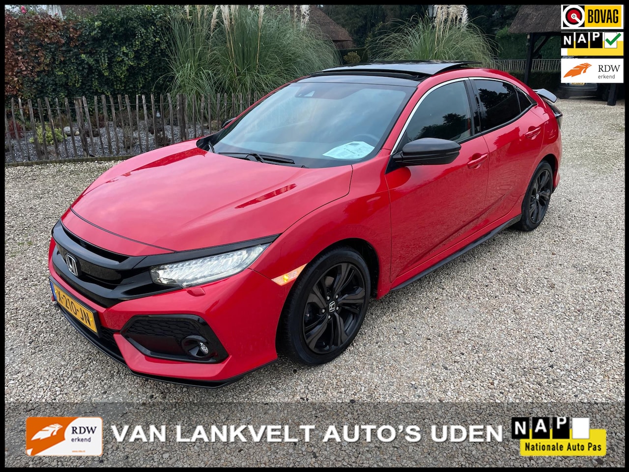 Honda Civic - 1.0 i-VTEC Elegance automaat panodak - AutoWereld.nl