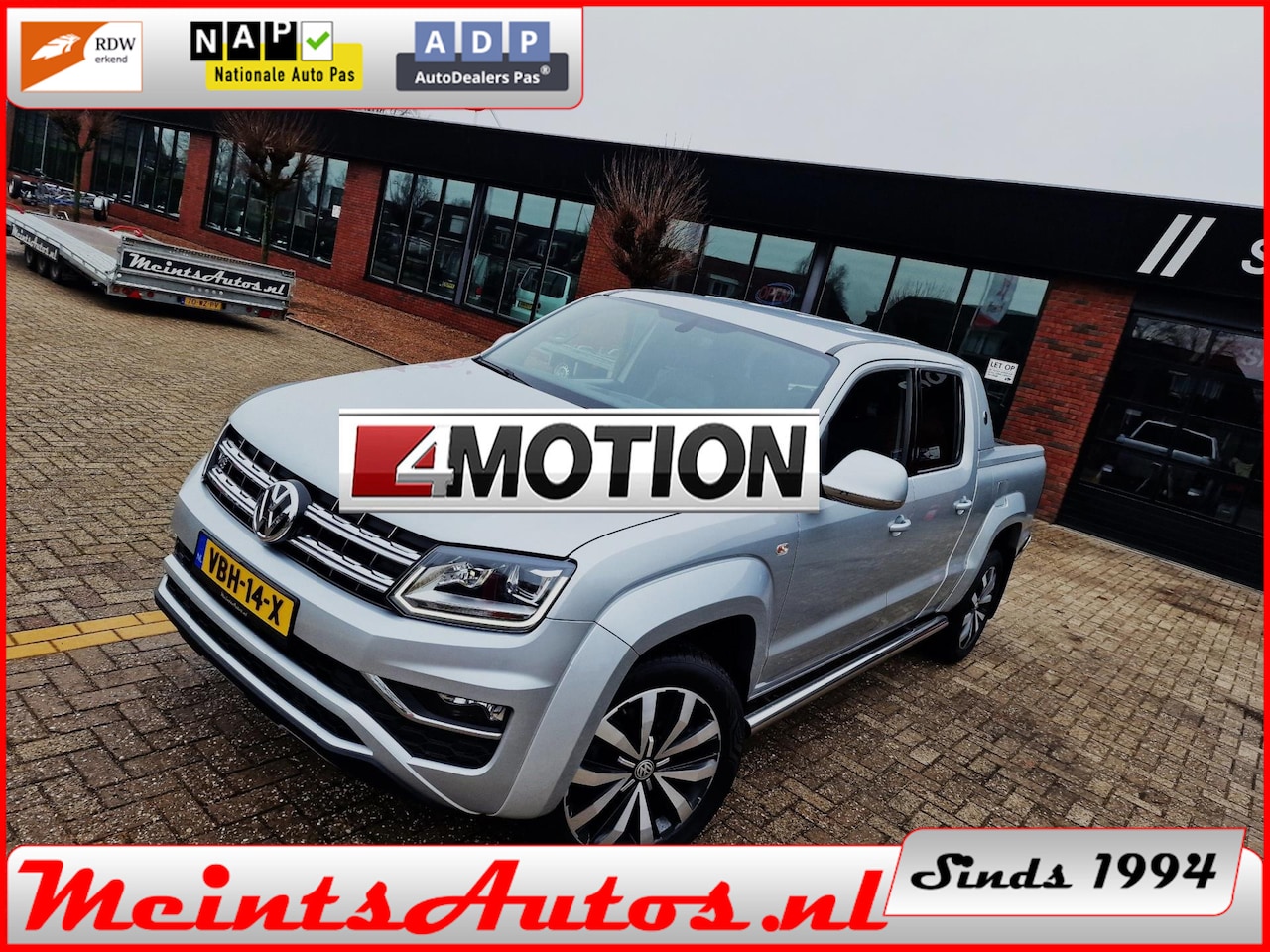 Volkswagen Amarok - 3.0 TDI 4Motion V6 258Pk 5Pers. DC Dubbele Cabine XL E6 AVENTURA Grijs Kenteken - AutoWereld.nl