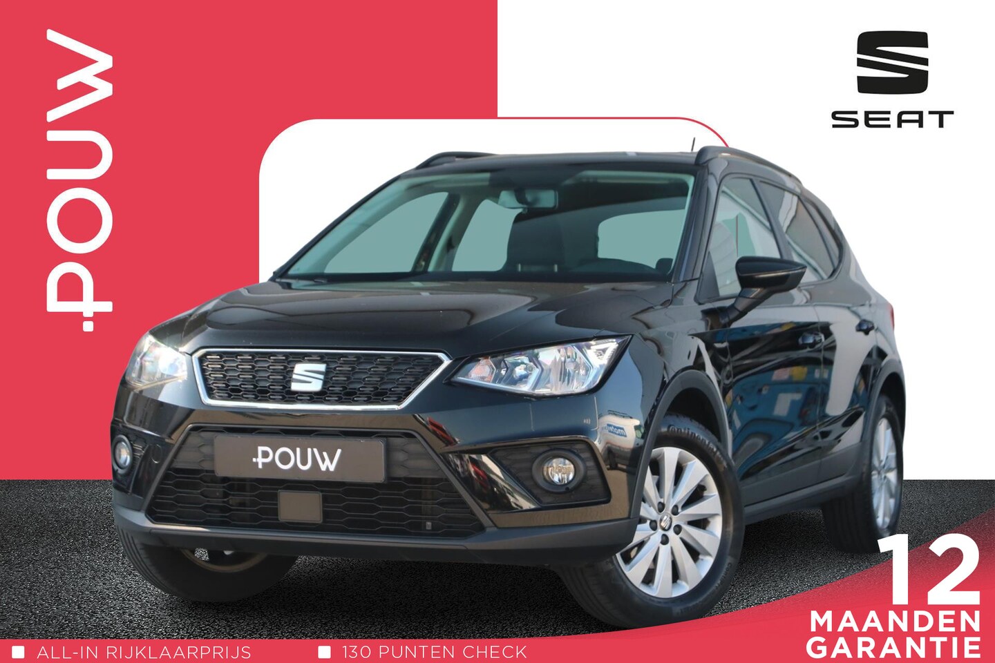 Seat Arona 1.0 TSI 95pk Style + 16" Velgen + Cruise Control 2019