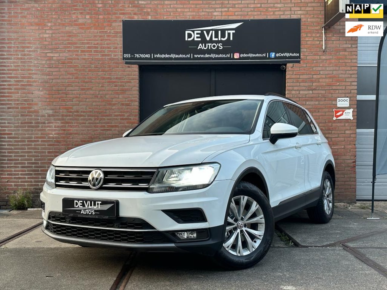 Volkswagen Tiguan - 1.4 TSI 150PK DSG ACT | Navi Carplay | Cruis Control Adap | Climate Control | MF Stuur | S - AutoWereld.nl