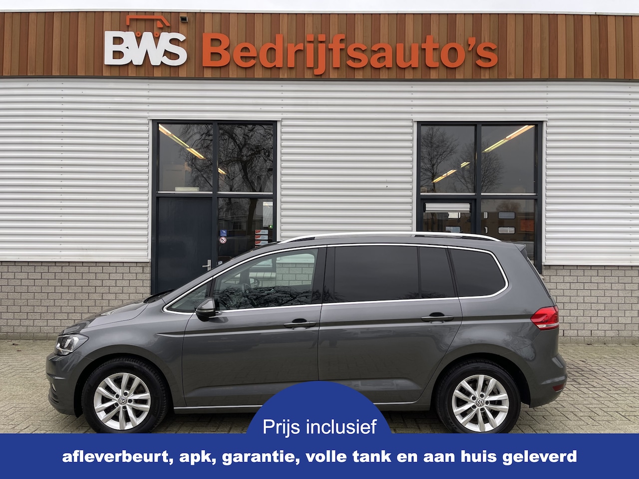 Volkswagen Touran - 1.6 TDI grijs kenteken / euro 6 / vaste prijs rijklaar € 20.950 ex btw / lease vanaf € 375 - AutoWereld.nl