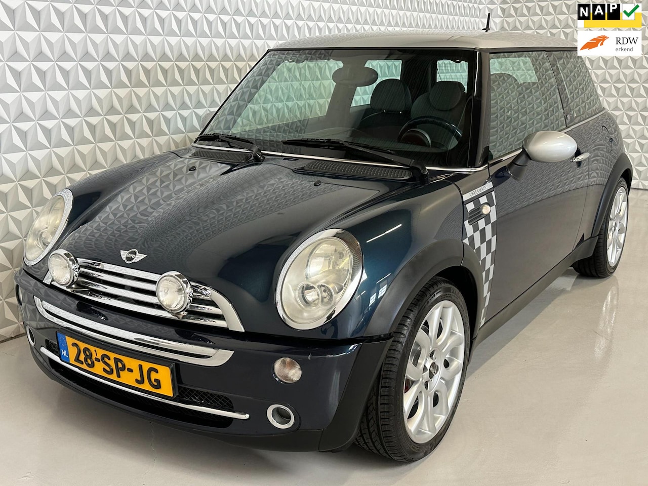 MINI Cooper - 1.6 Checkmate Airconditioning + half leder interieur - AutoWereld.nl