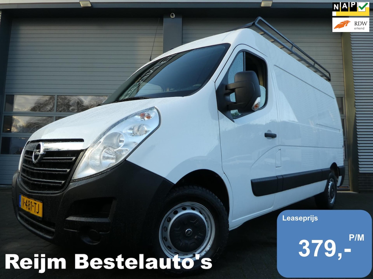 Opel Movano - 2.3 CDTI 145pk L2H2 Airco. Trekhaak, Imperiaal, 3-Zits. - AutoWereld.nl