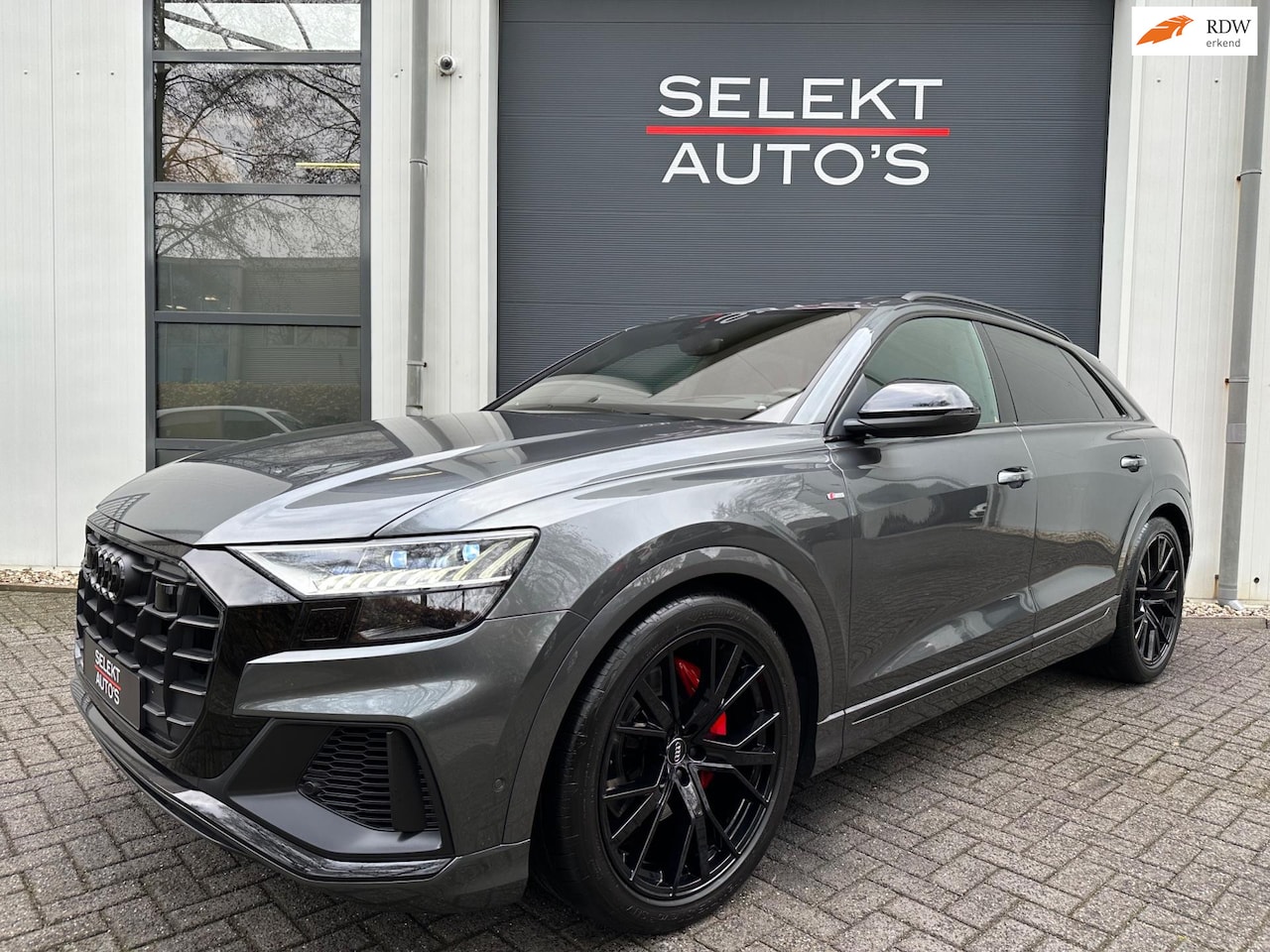 Audi Q8 - 55 TFSI Quattro S-Line 4W-Best/B&O 3D/RS-Zetels/Alcantara Hemel/Pano/Head Up/Matrix/Luchtv - AutoWereld.nl