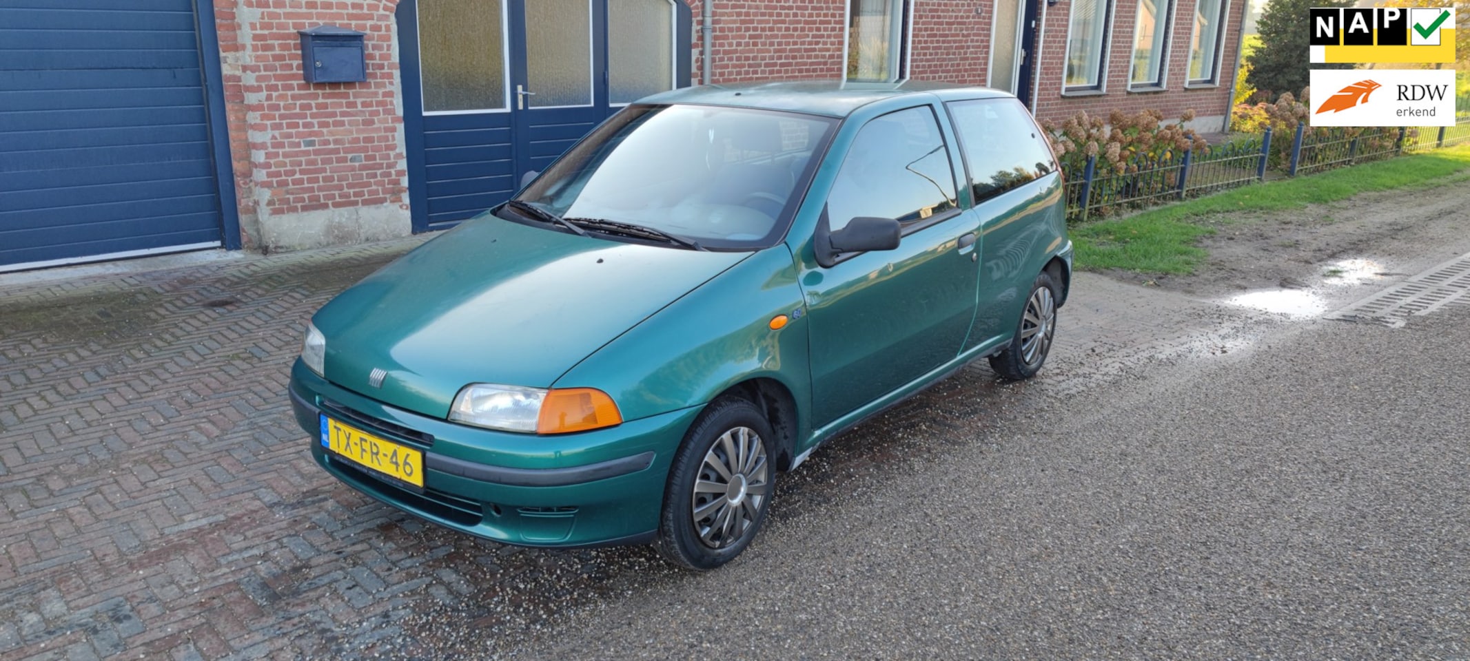 Fiat Punto - 1.2 Automaat 60 SX Selecta APK 03-01-2025 - AutoWereld.nl