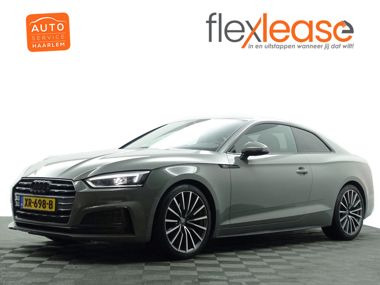 Audi A5 Coupé - 40 TFSI S line Black Optic Aut- Xenon Led, Dynamic Select, Keyless, Sfeerverlichting, Navi - AutoWereld.nl