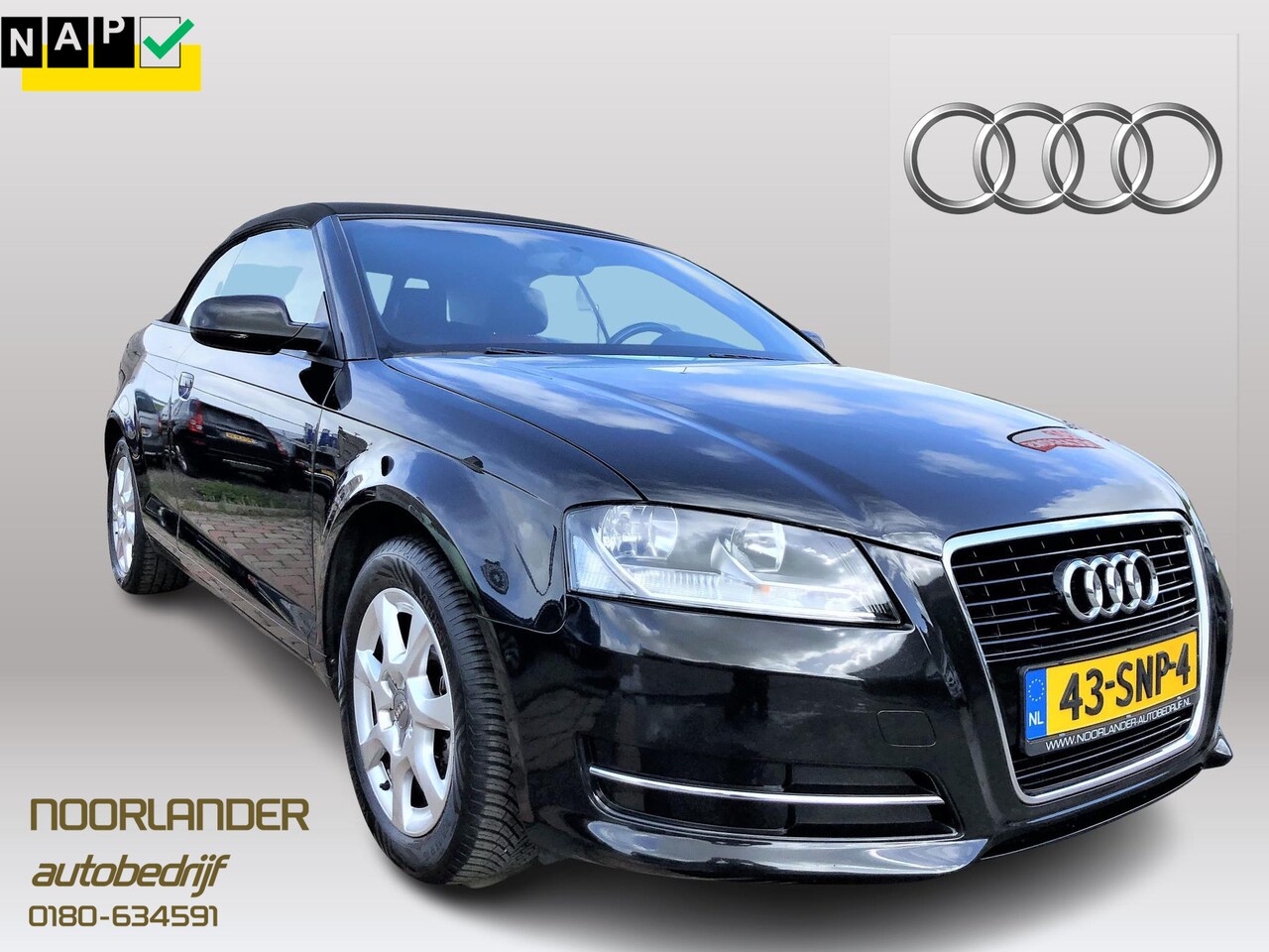 Audi A3 Cabriolet - 1.8 TFSI Attraction Pro Line Business Automaat - AutoWereld.nl