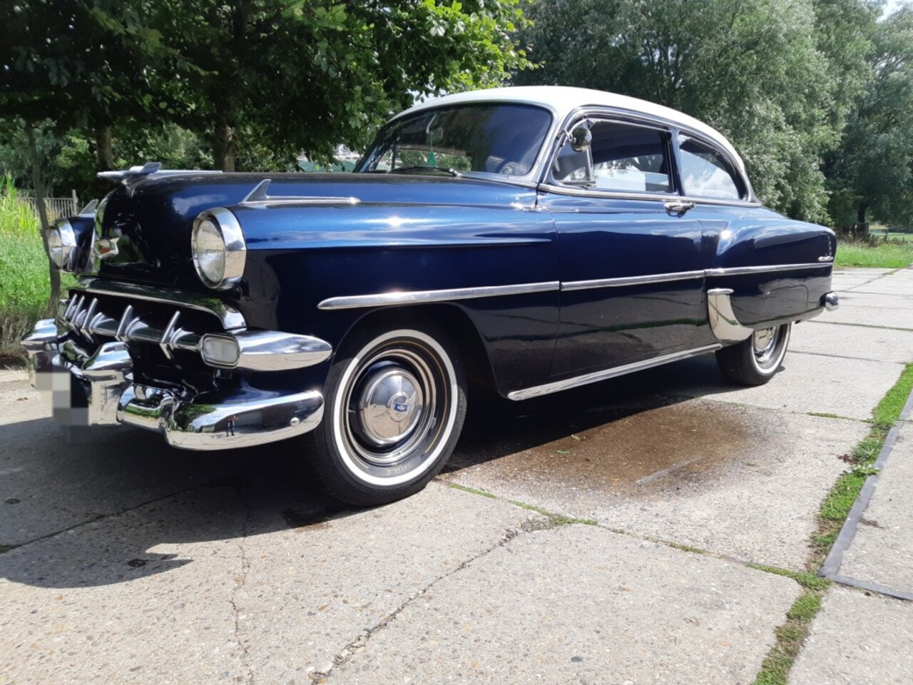 Chevrolet Bel Air Coupe De Luxe 3.8 Blue Flame 1954 Benzine - Occasion ...