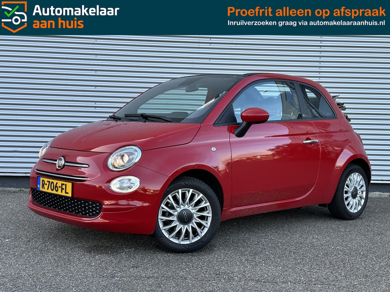 Fiat 500 - 1.0 Cabrio Hybrid Launch Edition | CarPlay| Cruise Control| - AutoWereld.nl