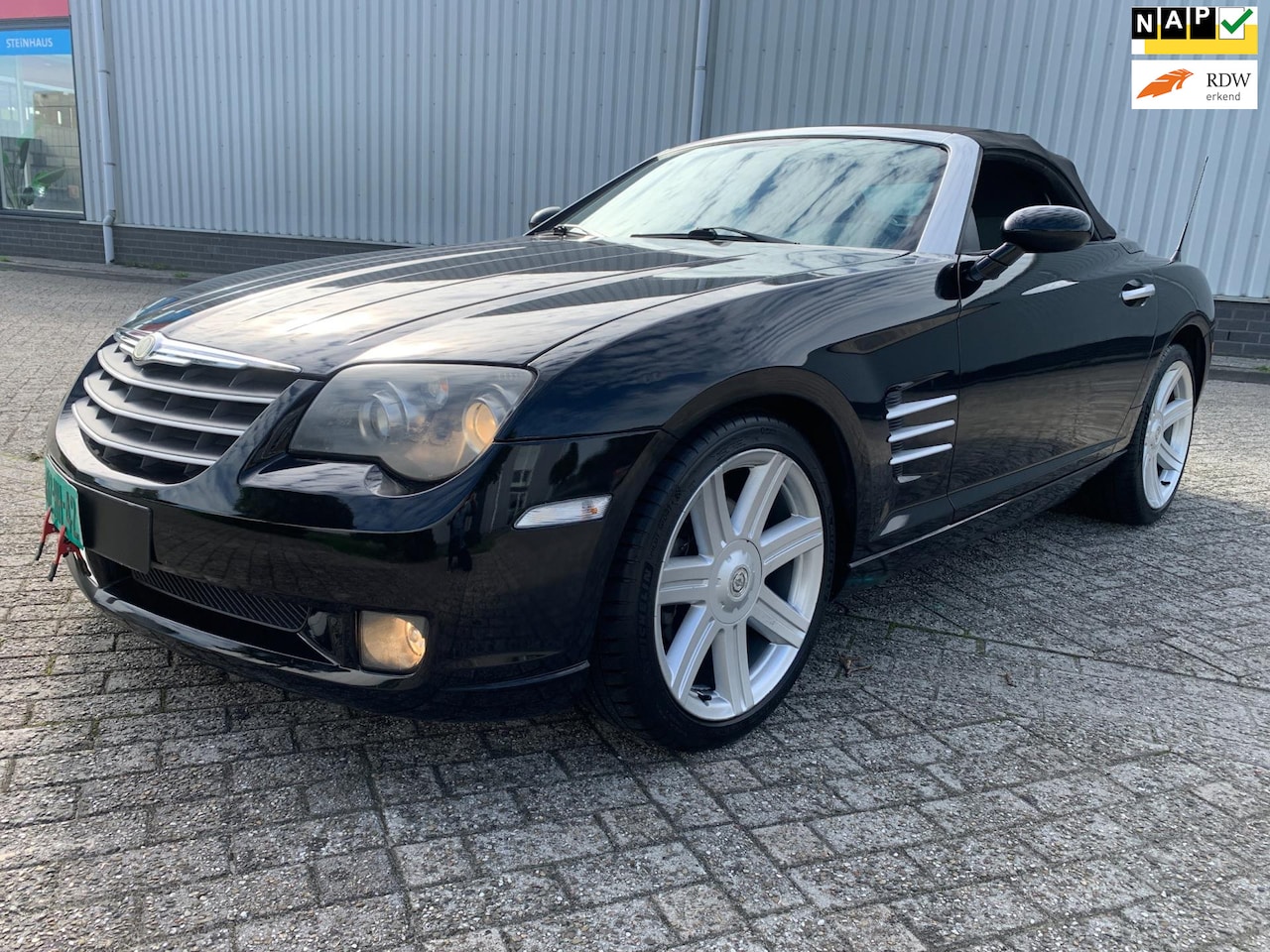 Chrysler Crossfire Cabrio - 3.2 V6 Automaat Cabrio Black-Edition Weinig KM ! - AutoWereld.nl