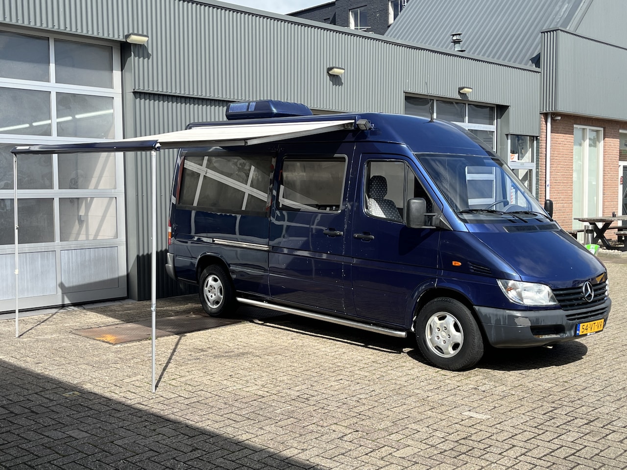 Mercedes-Benz Sprinter - 313 CDI 2.2 355 Standairco Luifel Standkachel Trekhaak 2000kg Ideaal voor ombouw naar camp - AutoWereld.nl