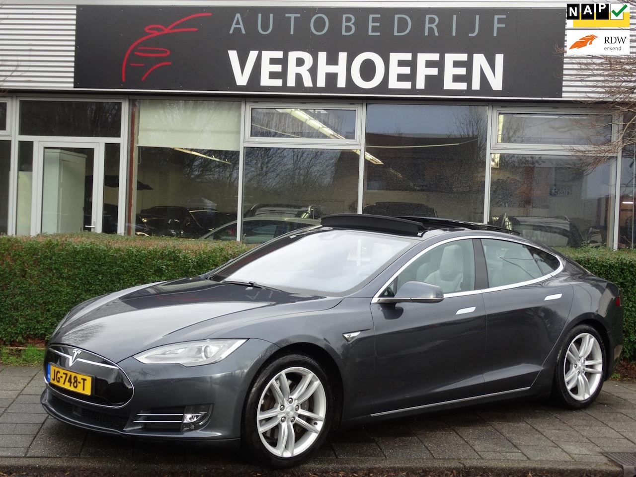 Tesla Model S - 90D Base - PANORAMADAK - NEDERLANDSE AUTO - Z.G.A.N. ! - AutoWereld.nl