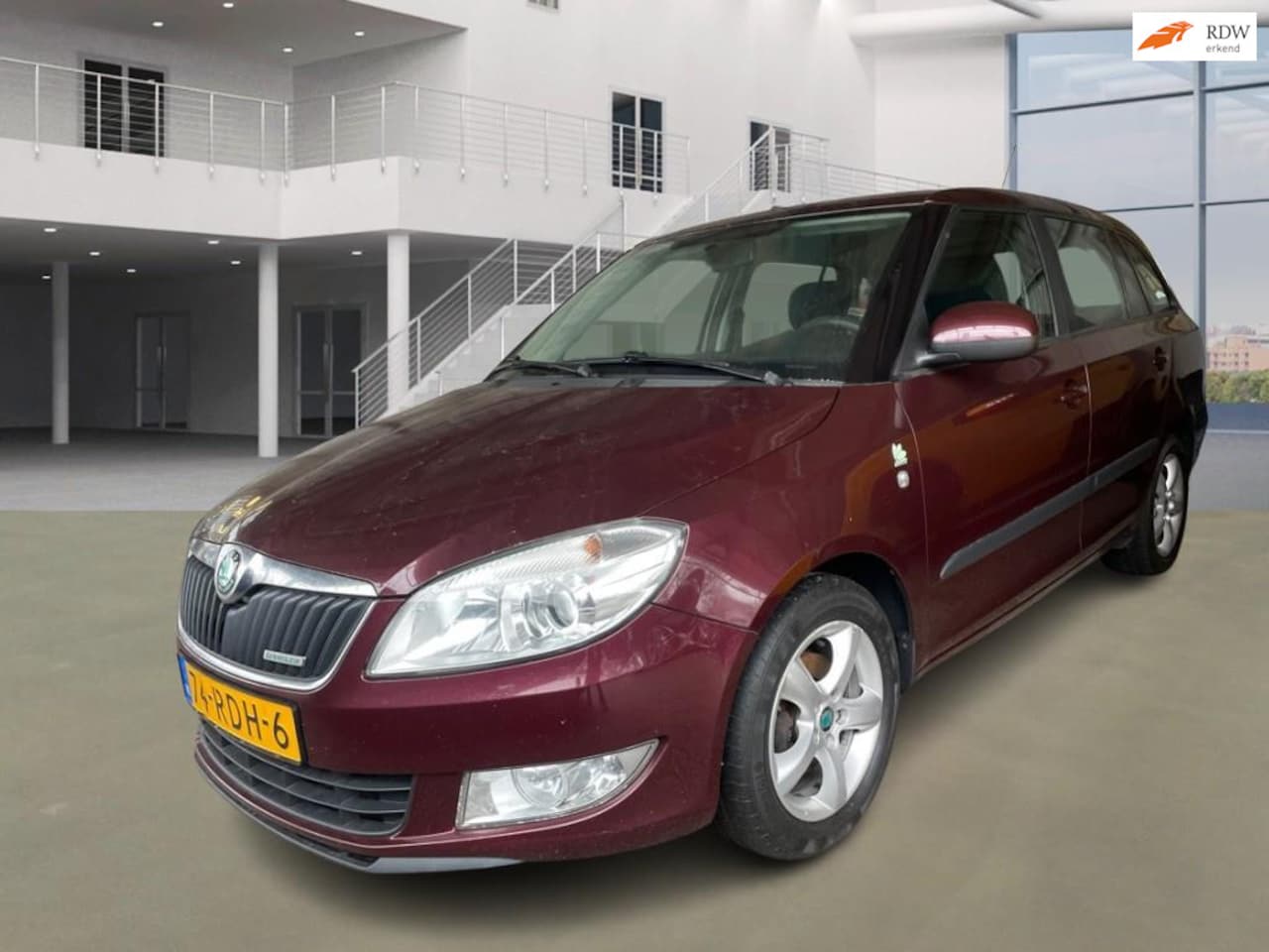 Skoda Fabia Combi - 1.2 TDI Greenline AIRCO CRUISE 2 X SLEUTELS - AutoWereld.nl