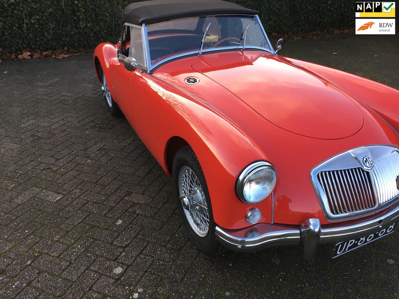 MG A 1500 - CABRIOLET 1956, RESTAURATIE TOT CONCOURSSTAAT ! UNIEKE NEDERLANDSE AUTO ! - AutoWereld.nl