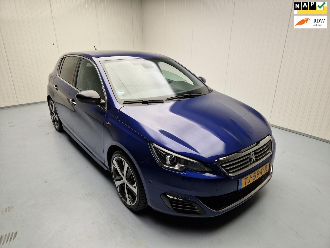 Peugeot 308 - 1.6 GT 205 PK Leer Navi Camera Ecc Cruise Alu Trekhaak - AutoWereld.nl