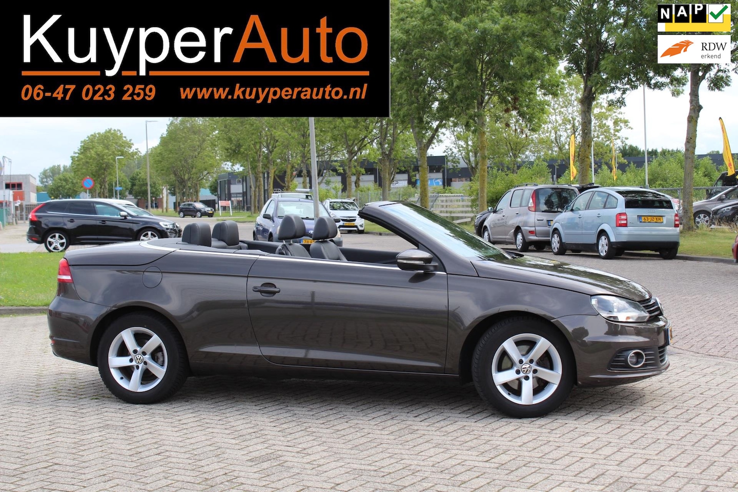 Volkswagen Eos - 1.4 TSI Highline cabriolet vol leder navi clima lm - AutoWereld.nl