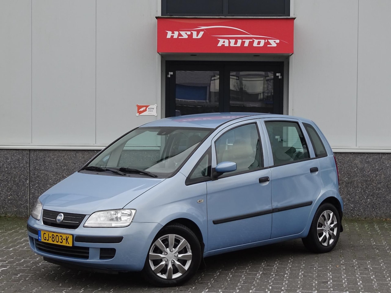 Fiat Idea - 1.4-16V Active airco radio/CD 2007 blauw - AutoWereld.nl