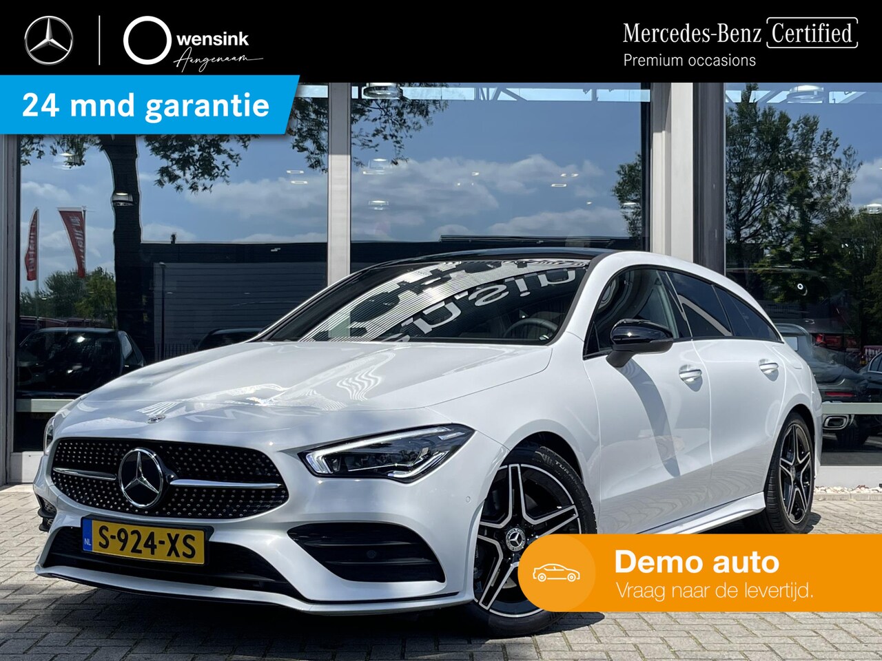 Mercedes-Benz CLA-Klasse - 200 Shootingbrake AMG Line Premium | Trekhaak | Pano | Multibeam LED | Keyless entry | EAS - AutoWereld.nl