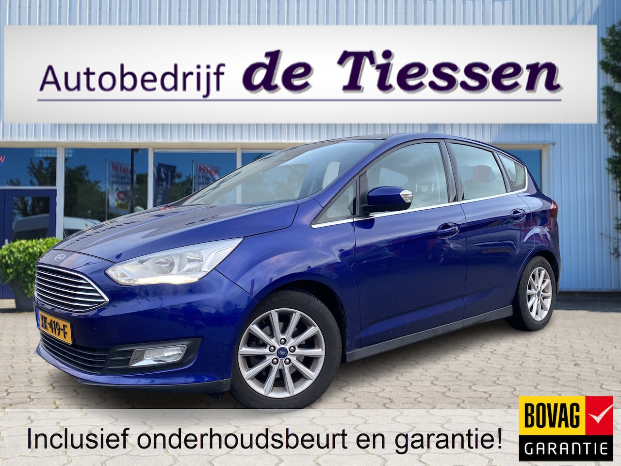 Ford C-Max - 1.0 Titanium 1.0 Titanium 126 PK, Cruise, Clima, LM Velgen Rijklaar met beurt en garantie! - AutoWereld.nl